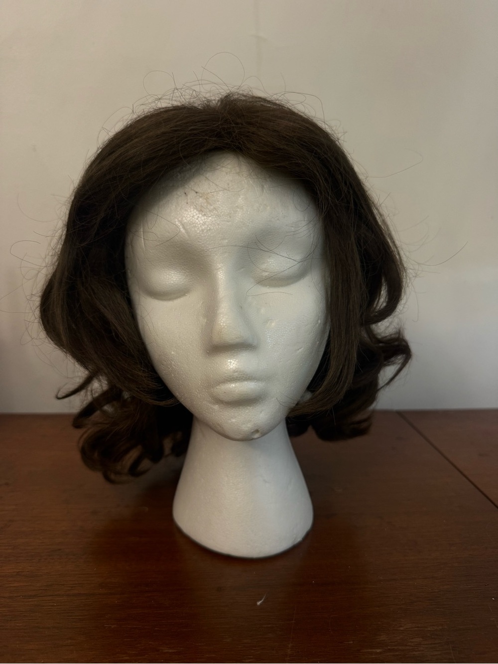 Vintage 70s 80s Eva Gabor Wig Short Brown